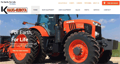 Desktop Screenshot of haugkubota.com